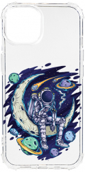 Husa BestCase Compatibila Cu Apple iPhone 13 Pro Max Astronaut On Moon 1.5MM Slim Anti Shock AS 1002 