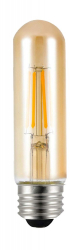 Bec LED Filament Amber E27/4W/480LM/2500K T30x126 