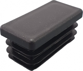 Capac Profil Dreptunghiular Teava Profilata Exterior 25x50mm Plastic 