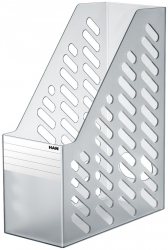 Suport Vertical Plastic Pentru Cataloage Han Klassik Xxl - Transparent Gri 