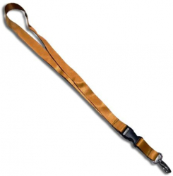 Breloc chei tip snur detasabil textil lungime 50.5 cm maro bronz 