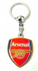 Breloc cheie inox compatibil echipa Arsenal Londra multicolor 