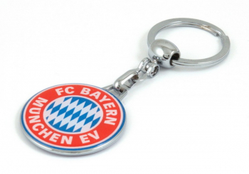 Breloc cheie inox compatibil echipa BAYERN Munchen EV multicolor 