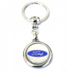 Breloc Premium metal inoxidabil compatibil Ford multicolor 