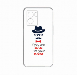 Husa BestCase Compatibila Cu OPPO A77 4G Bad Dad 2MM Clear Transparent c-TR 53 