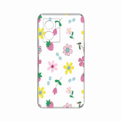 Husa BestCase Compatibila Cu OPPO A77 4G Flowers 2MM Clear Transparent c-TR 687 