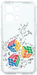 Husa BestCase Compatibila Cu OPPO Reno8 5G Rubik Cube 1.5MM Slim Anti Shock AS 994 