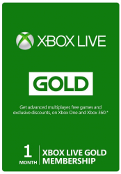 Joc Xbox Live Gold 1 month COD activare XBOX 