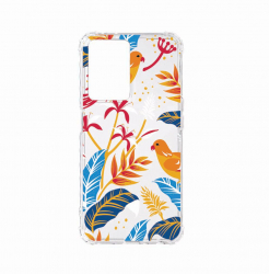 Husa Bestcase compatibila cu OPPO A77 Colored Birds Anti Shock AS 769 