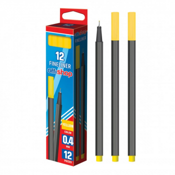 Fineliner galben 0.4mm - OFFISHOP 