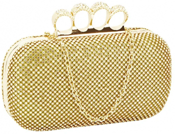Geanta clutch auriu cu pietricele 2016-5 05 