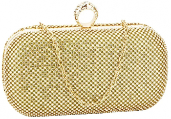 Geanta clutch cu pietricele BFL-1061 05 Auriu 