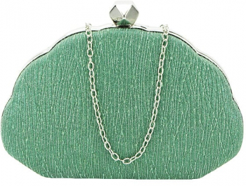 Geanta clutch cu sclipici BHY-5041 05 Verde 