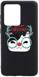 Husa Bestcase comp cu OPPO A77 I Want To Be Rudolph 0.8MM Slim Negru B 877