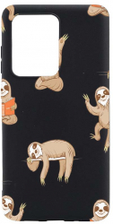 Husa Bestcase comp cu OPPO A77 Keep Calm - Be Lazy 0.8MM Slim Negru B 598