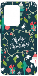 Husa Bestcase comp cu OPPO A77 Merry Christmas 0.8MM Slim Negru B 6 