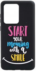 Husa Bestcase comp cu OPPO A77 Smile At Morning 0.8MM Slim Negru B 47 