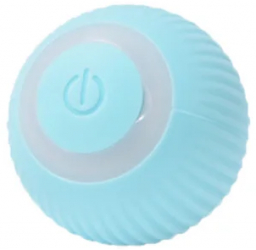 Minge interactiva pentru pisici cu acumulator culoare albastra 
