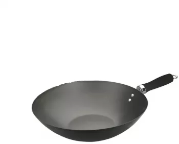 Tigaie wok Ibili-Moka otel 30x8 cm negru