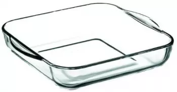 Vas termorezistent cu capac sticla 3.5 Litri Borcam 59024 