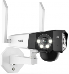 Camera de supraveghere Reolink DUO 2 4G - LTE si baterie reincarcabila lentile duble detectare Persoana/Vehicul rezolutie 6MP 