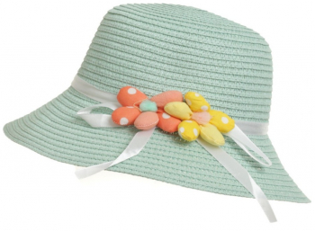 Palarie de paie pentru copii PAMI PC-0223-236-verde 52 cm Verde 