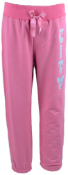 Pantaloni sport pentru fete Wendee FS16177-2R-140-cm Roz 
