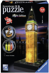PUZZLE 3D BIG BEN EDITIE LUMINOASA 216 PIESE 
