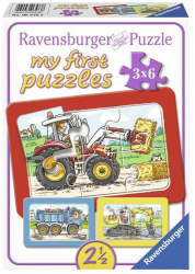 Puzzle Utilaje - 3x6 piese 
