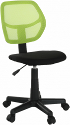 Scaun rotativ verde negru MESH 