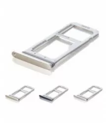 Suport SIM si card Samsung Galaxy S7 Edge G935F Alb Service Pack 