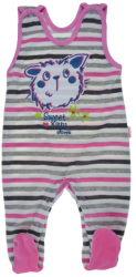 Salopeta fara maneci pentru fete Nicol 986950-68 Multicolor 