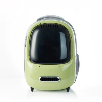 Rucsac cu hublou PETKIT Cat Travel Bag 2 Ventilare Sistem iluminare Green 