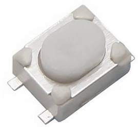 Micro-Switch Tactil Push pentru micro-electronica Cheie Auto Robotica Automatica Telecomanda Auto Garaj Alb 