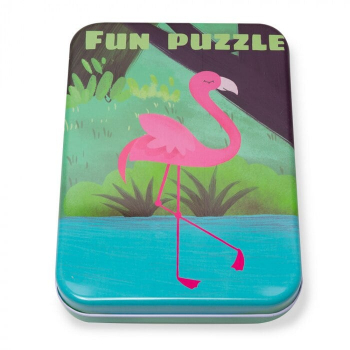 Puzzle cutie metalica Animale Din Jungla 