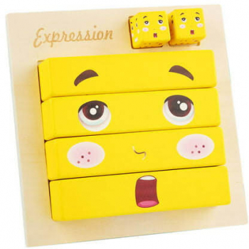 Puzzle de lemn EMOTII 