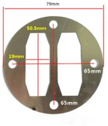 Garnitura din aluminiu pentru cap compresor de aer 46x46mm CH007 