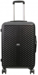 Troler OMC cu 4 roti duble ABS 64x43.5x25 cm Negru 