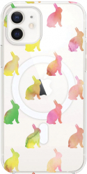 Husa BestCase Compatibila Cu Apple iPhone 12 Cool Rabbits MagSafe compatibil Anti Shock MAS 695 