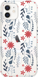 Husa BestCase Compatibila Cu Apple iPhone 12 Flowers Art MagSafe compatibil Anti Shock MAS 155 