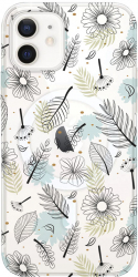 Husa BestCase Compatibila Cu Apple iPhone 12 Flowers MagSafe compatibil Anti Shock MAS 81 