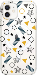 Husa BestCase Compatibila Cu Apple iPhone 12 Geometric MagSafe compatibil Anti Shock MAS 138 