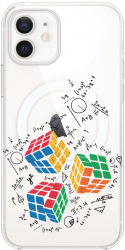 Husa BestCase Compatibila Cu Apple iPhone 12 Rubik Cube MagSafe compatibil Anti Shock MAS 994 