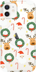 Husa BestCase Compatibila Cu Apple iPhone 12 Xmas MagSafe compatibil Anti Shock MAS 350 
