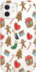 Husa BestCase Compatibila Cu Apple iPhone 12 Xmas MagSafe compatibil Anti Shock MAS 353 
