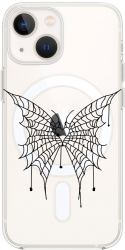 Husa BestCase Compatibila Cu Apple iPhone 13 Butterfly MagSafe compatibil Anti Shock MAS 1042 
