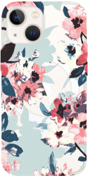 Husa BestCase Compatibila Cu Apple iPhone 13 Flowers Pattern MagSafe compatibil Anti Shock MAS 508 