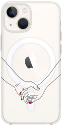 Husa BestCase Compatibila Cu Apple iPhone 14 Love MagSafe compatibil Anti Shock MAS 744 
