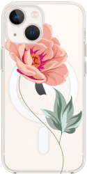 Husa BestCase Compatibila Cu Apple iPhone 13 Rose MagSafe compatibil Anti Shock MAS 127 