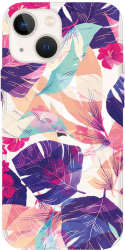 Husa BestCase Compatibila Cu Apple iPhone 13 Tropical Flowers MagSafe compatibil Anti Shock MAS 71 